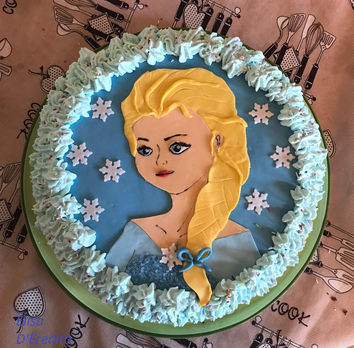 Torta Elsa Di Frozenelsa From Frozen Cake 4549