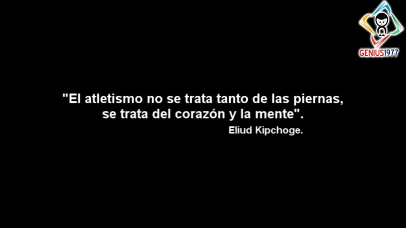 Atletismo frases de Motivación Eliud Kipchoge