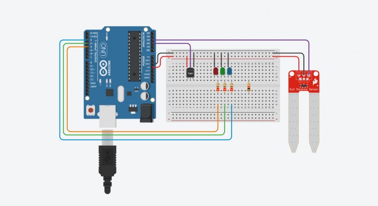 Arduino: Accensione di un Led (Tinkercad)